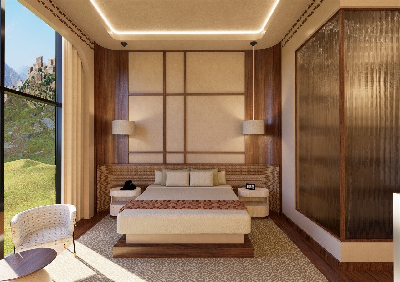 Resort deluxe room render