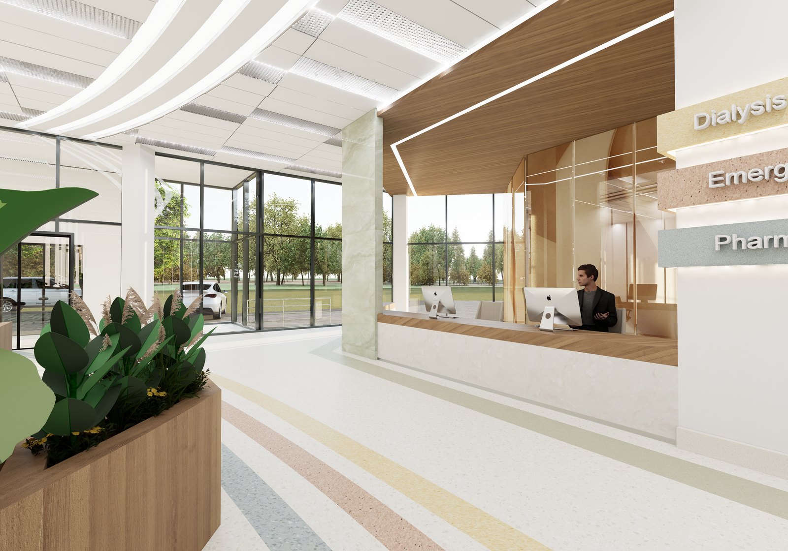 Hospital reception