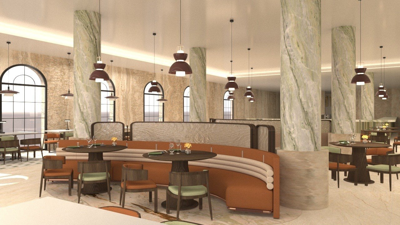 Restaurant dining area