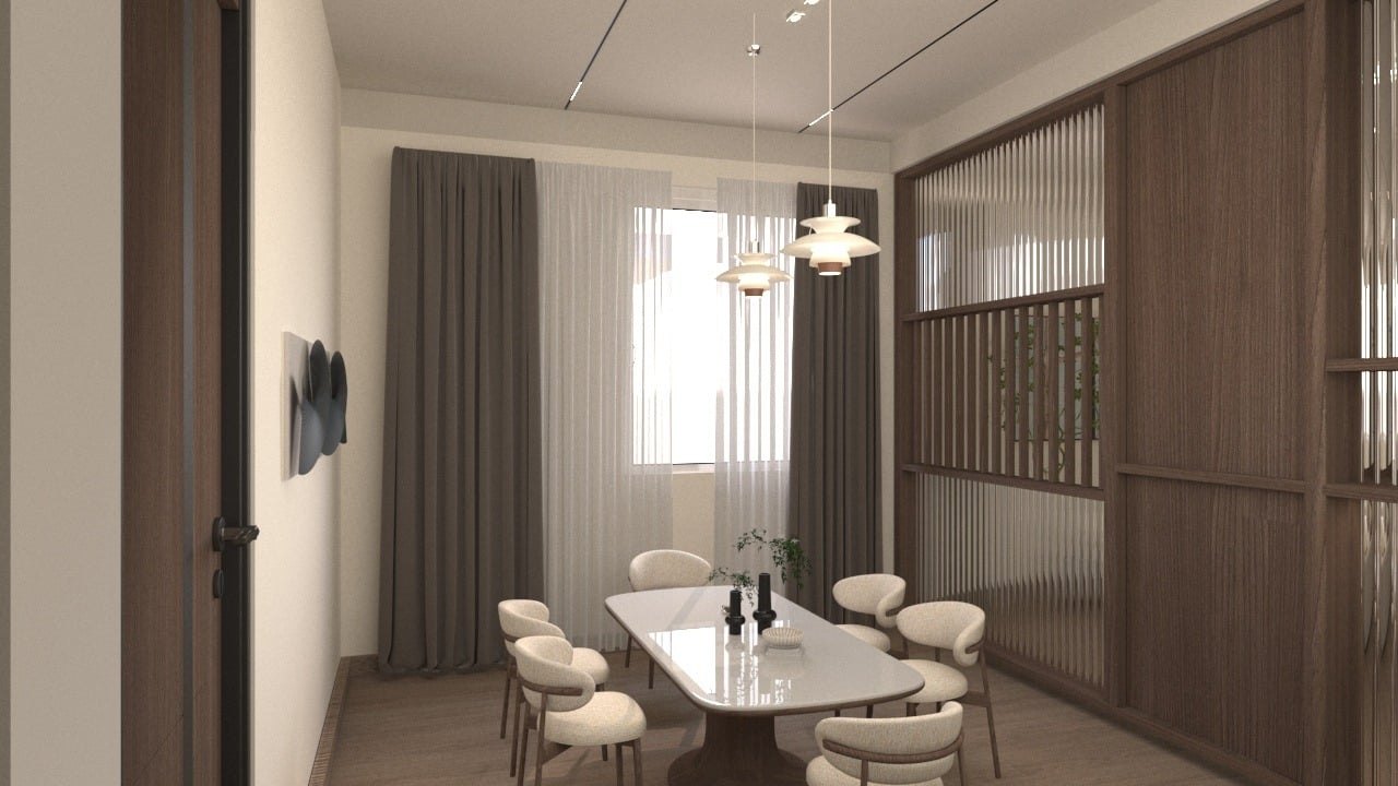 Apartment dining area
